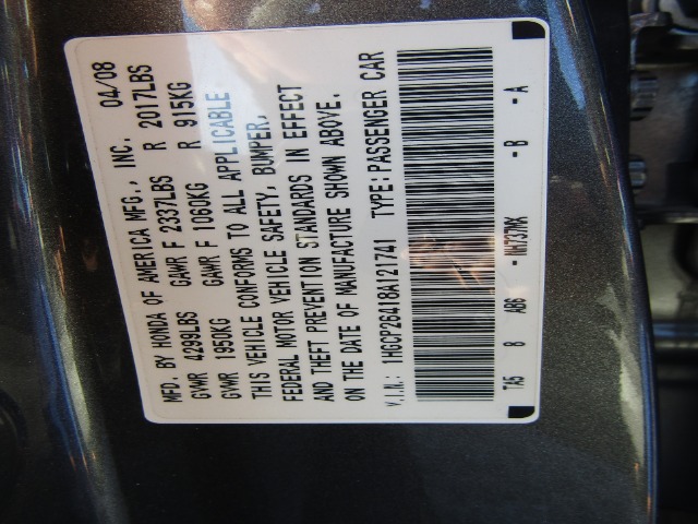 2008 HONDA ACCORD